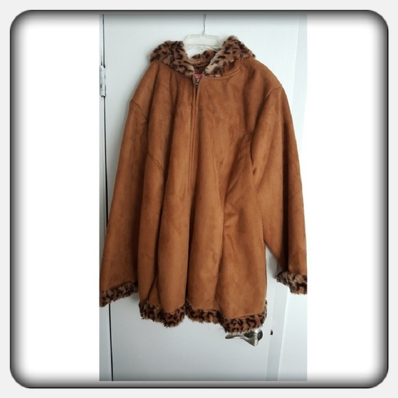 Woman Within Jackets & Blazers - Woman's Tan Coat Size 2X